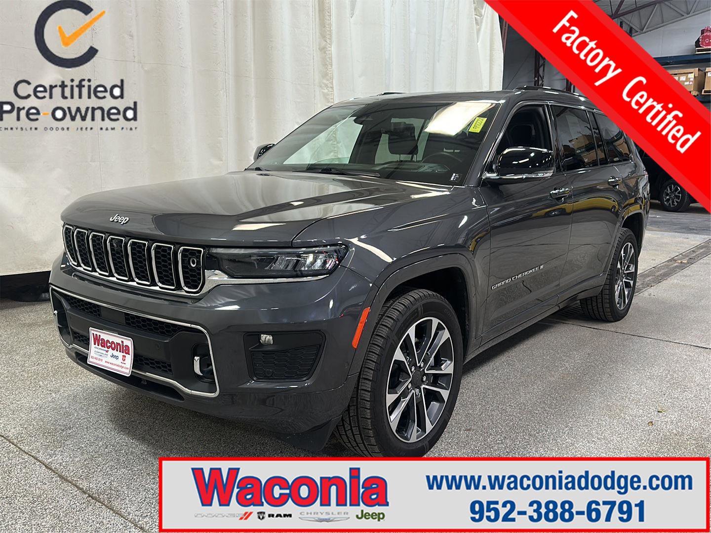 Certified 2022 Jeep Grand Cherokee L Overland w/ Advanced Protech Group III