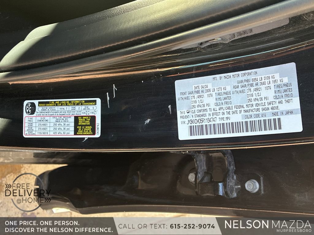 Certified 2024 MAZDA CX-90 3.3 Turbo w/ Premium Package image 31