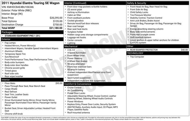 Used 2011 Hyundai Elantra SE image 37