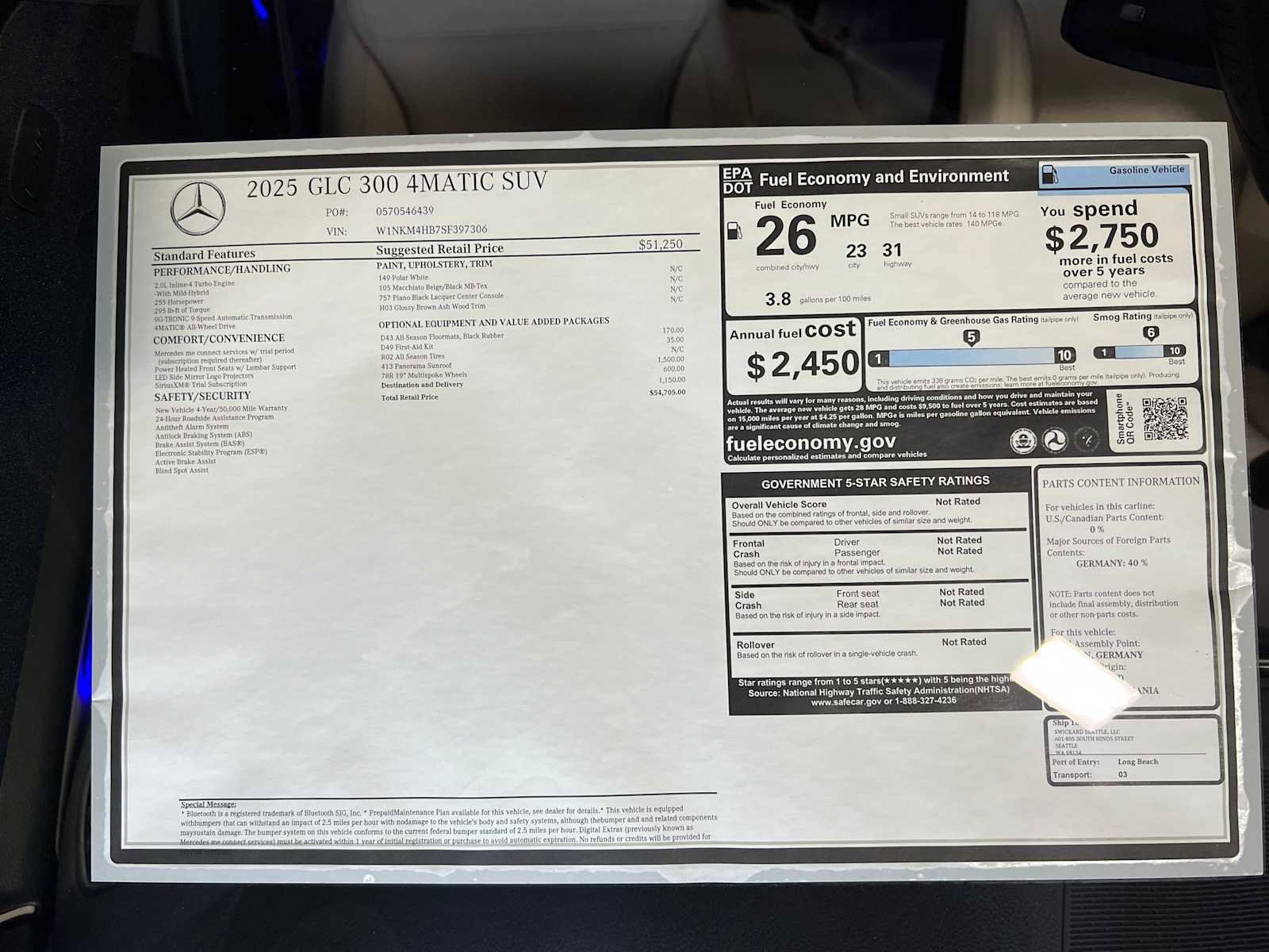 New 2025 Mercedes-Benz GLC 300 4MATIC image 36