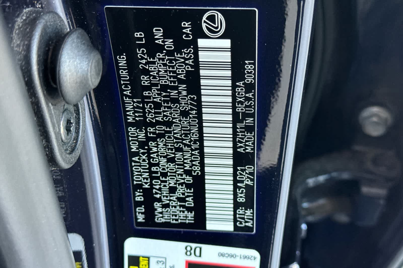 Used 2022 Lexus ES 300h w/ Premium Package FWD image 31