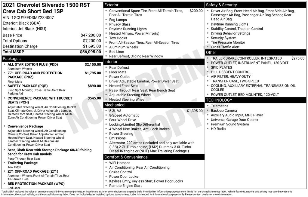 Used 2021 Chevrolet Silverado 1500 RST w/ All Star Edition Plus image 40