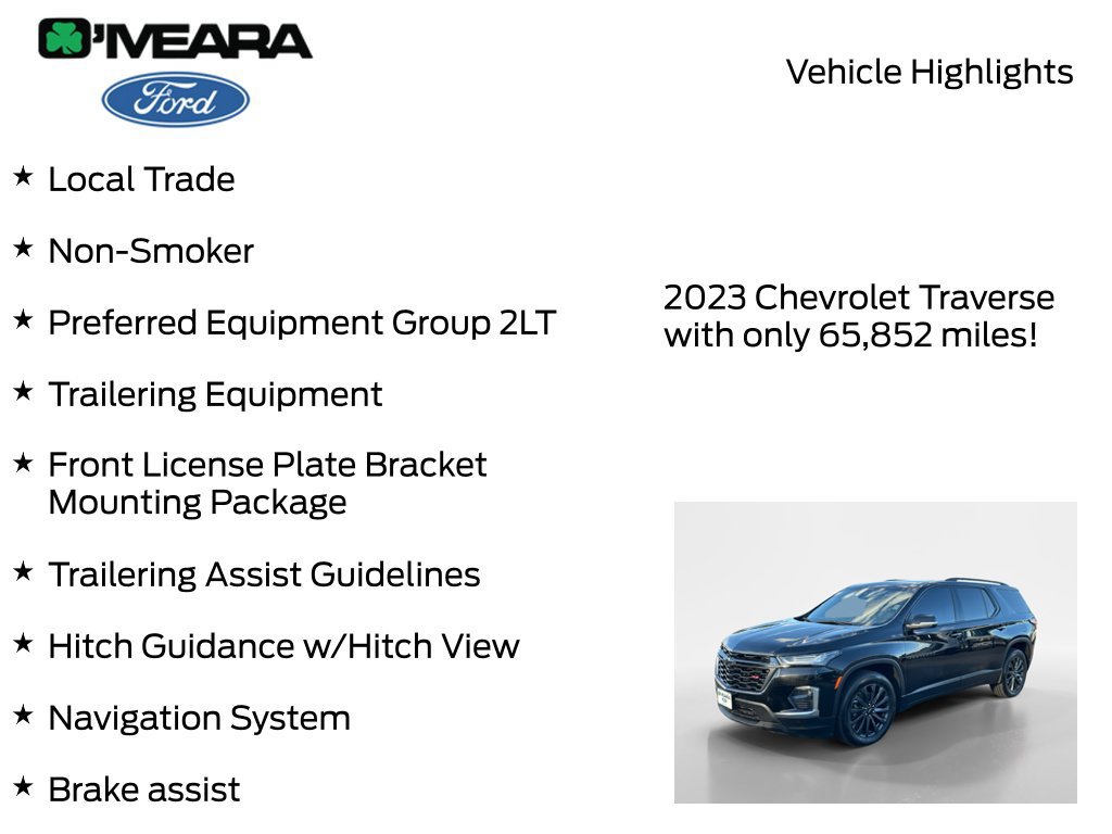 Used 2023 Chevrolet Traverse RS AWD/4WD image 8