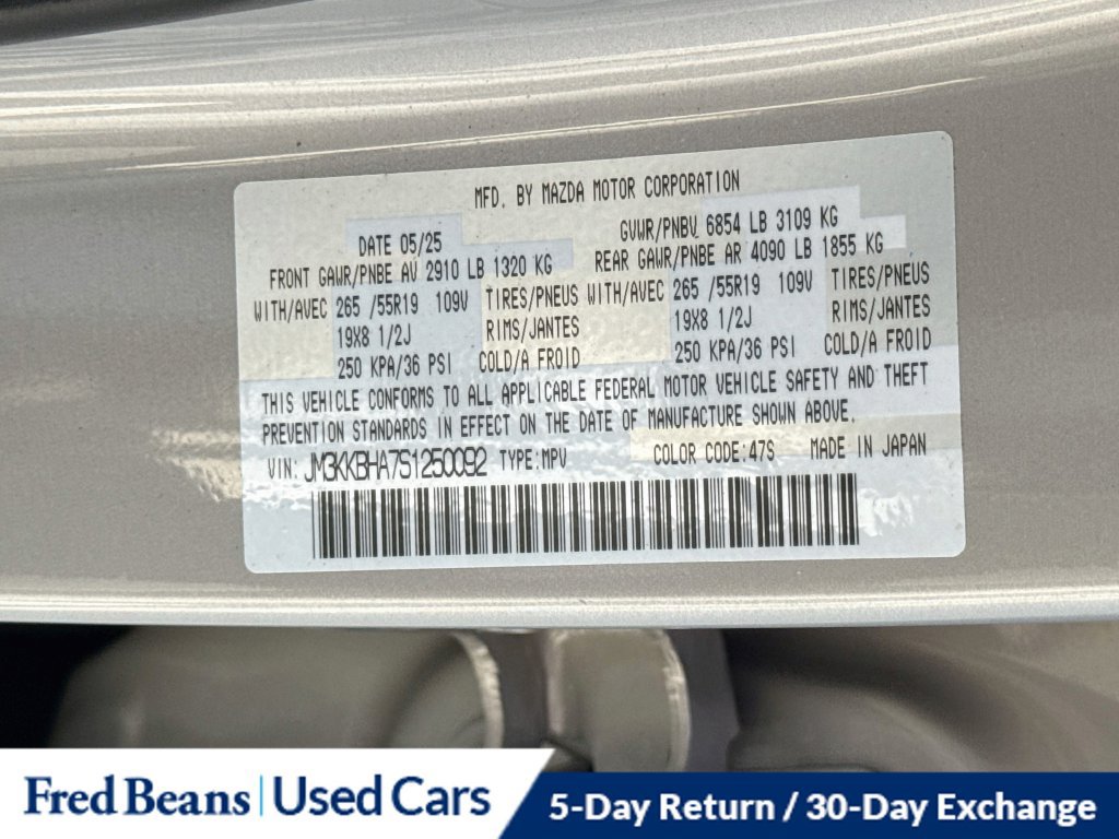Used 2025 MAZDA CX-90 Plug-In Hybrid w/ Preferred AWD/4WD image 41