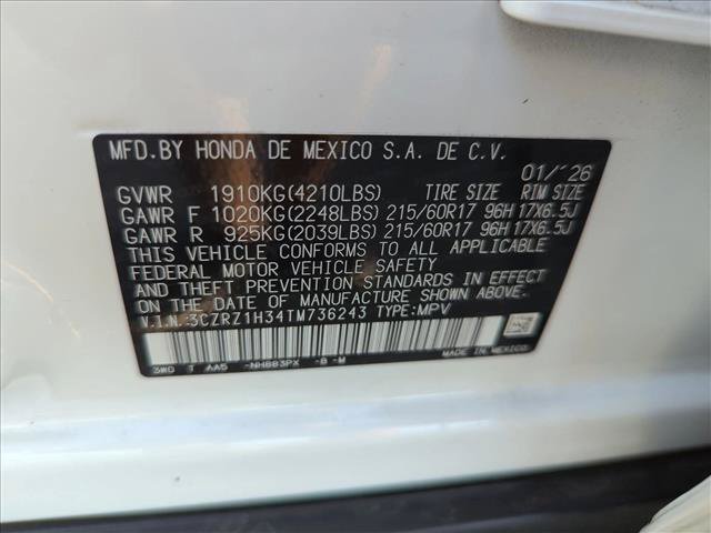 Certified 2026 Honda HR-V LX image 23
