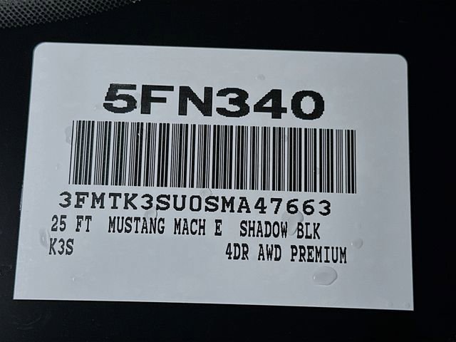 New 2025 Ford Mustang Mach-E Premium w/ Sport Appearance Package image 23