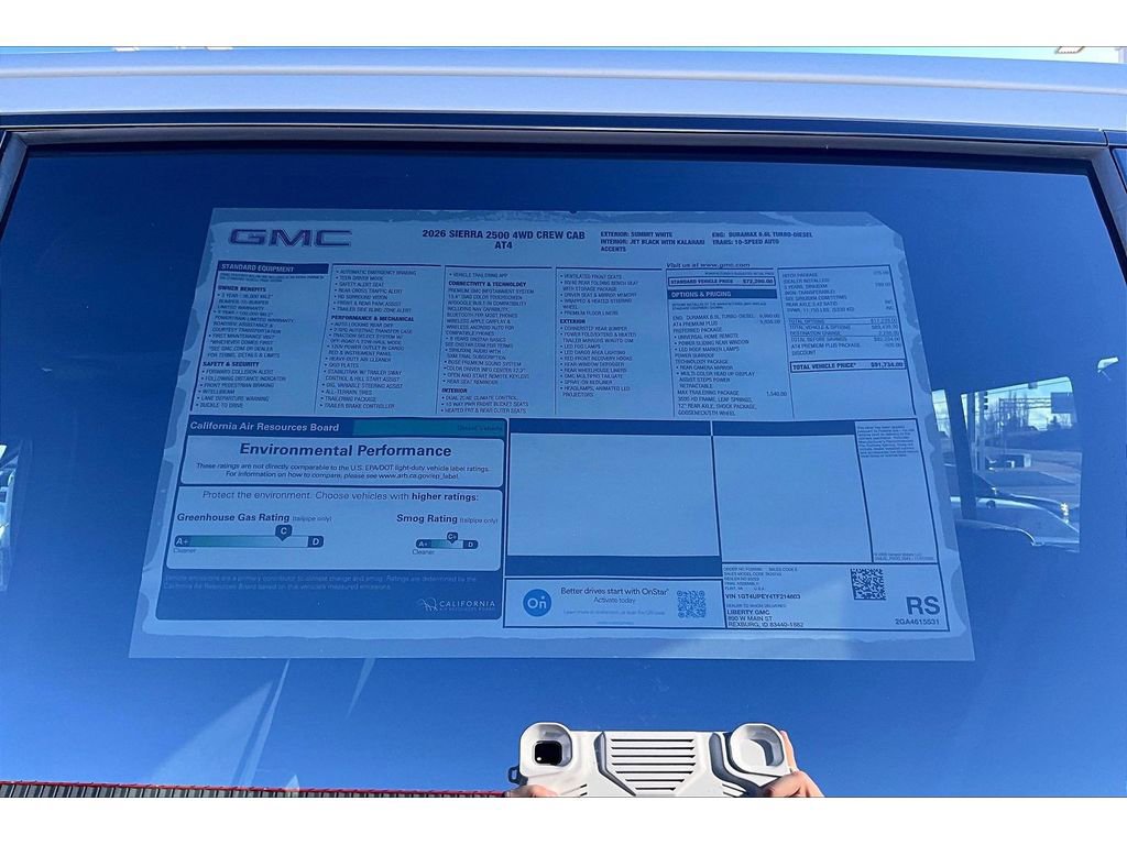 New 2026 GMC Sierra 2500 AT4 image 13