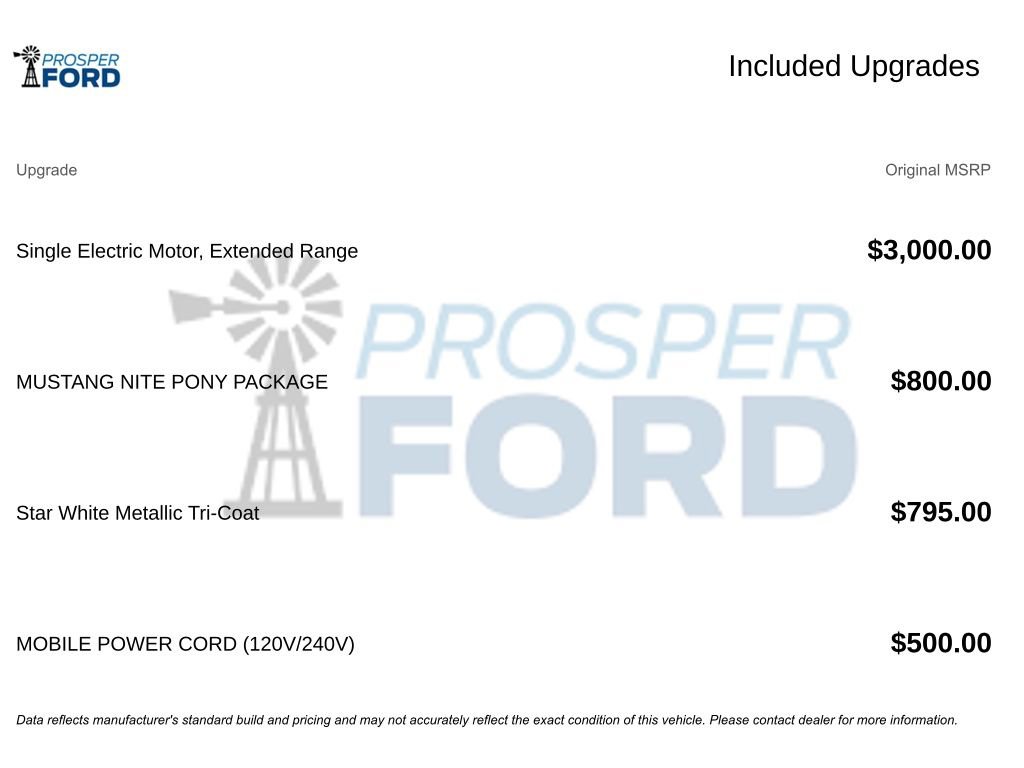 Used 2023 Ford Mustang Mach-E Premium w/ Mustang Nite Pony Package image 3
