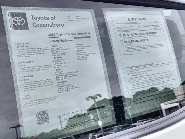 Certified 2019 Toyota Tacoma TRD Off-Road AWD/4WD image 46