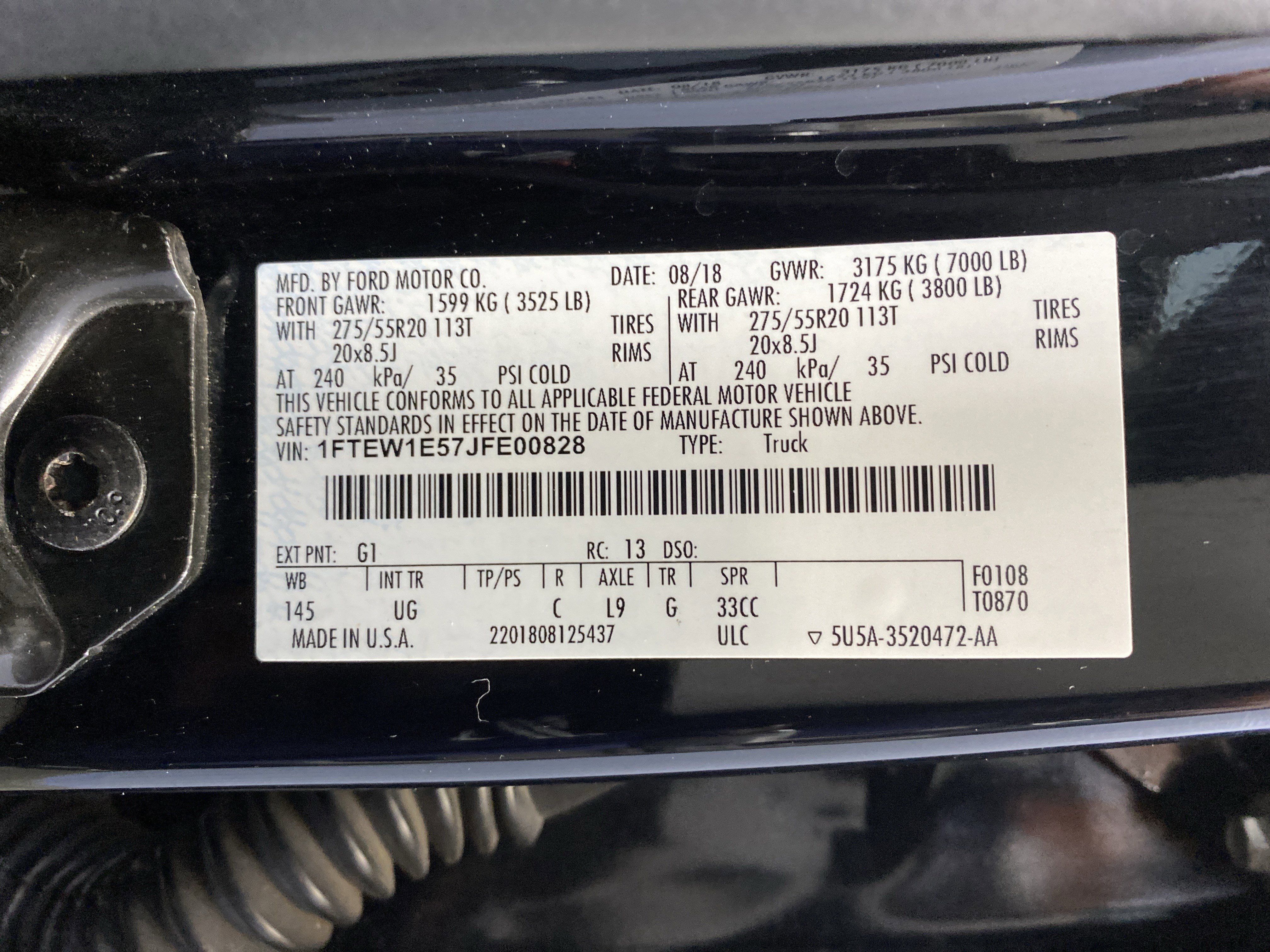 Used 2018 Ford F150 XLT w/ Equipment Group 302A Luxury image 5