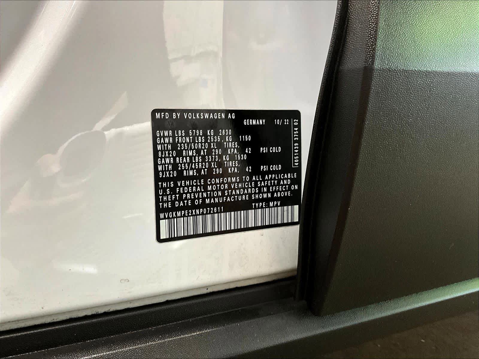Used 2022 Volkswagen ID.4 Pro S w/ Gradient Package image 35