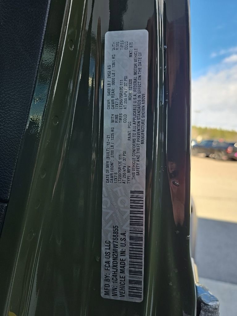 Used 2021 Jeep Wrangler Unlimited Sport AWD/4WD image 28