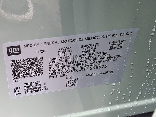 New 2026 Chevrolet Equinox LT w/ Safety and Technology Package image 17