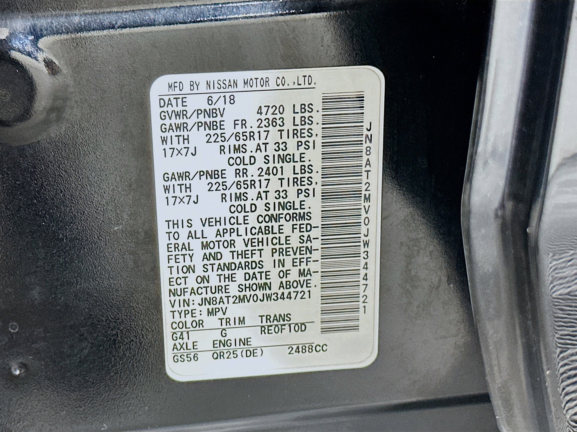 Used 2018 Nissan Rogue SV image 12