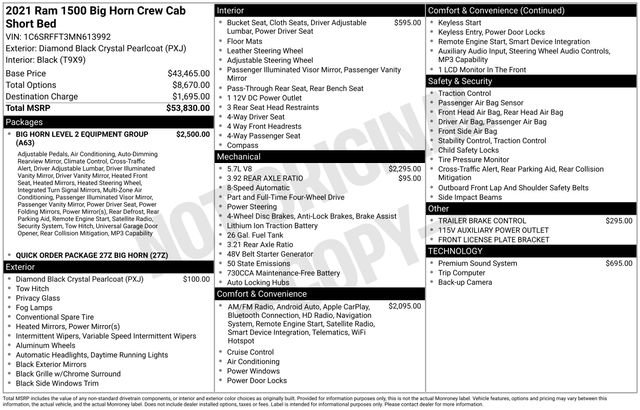 Used 2021 RAM 1500 Big Horn image 6