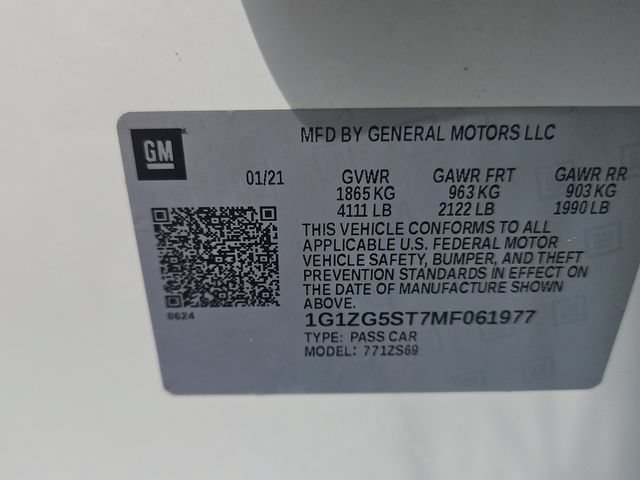 Used 2021 Chevrolet Malibu RS w/ LPO, Convenience Package 2 FWD image 30
