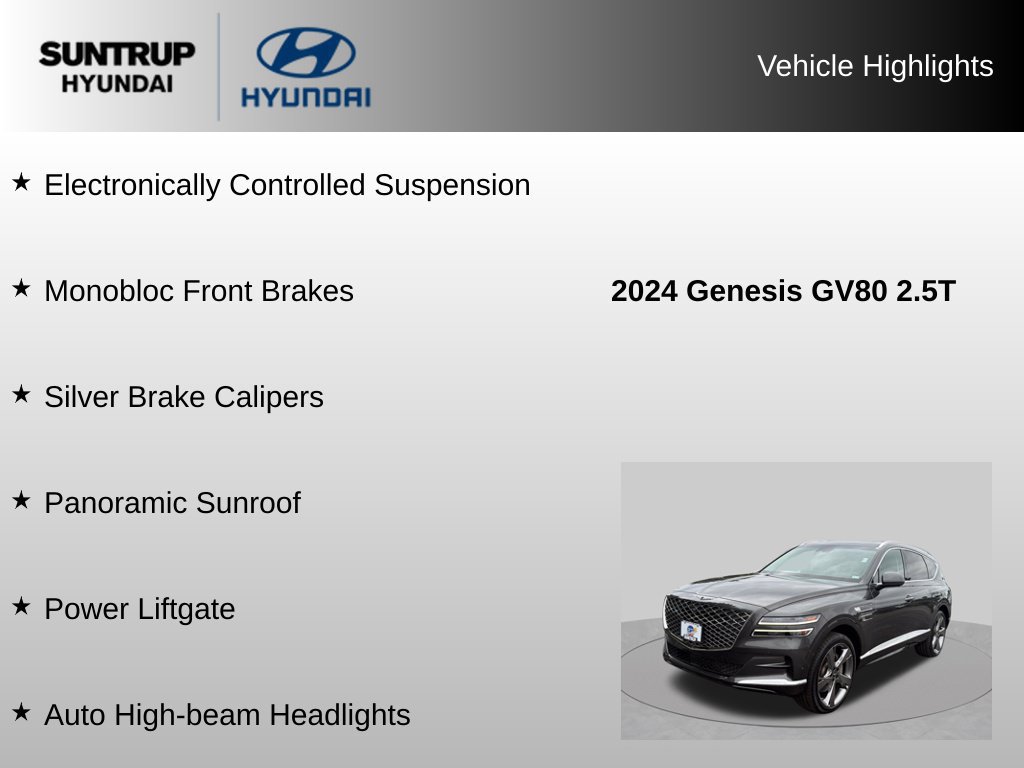 Used 2024 Genesis GV80 2.5T w/ Prestige Package AWD/4WD image 23