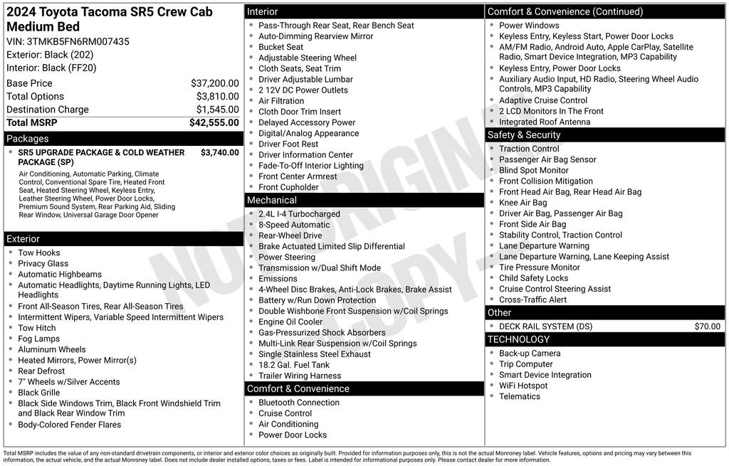 Used 2024 Toyota Tacoma SR5 RWD image 26