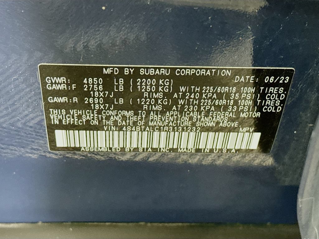 Certified 2024 Subaru Outback Onyx Edition AWD/4WD image 38