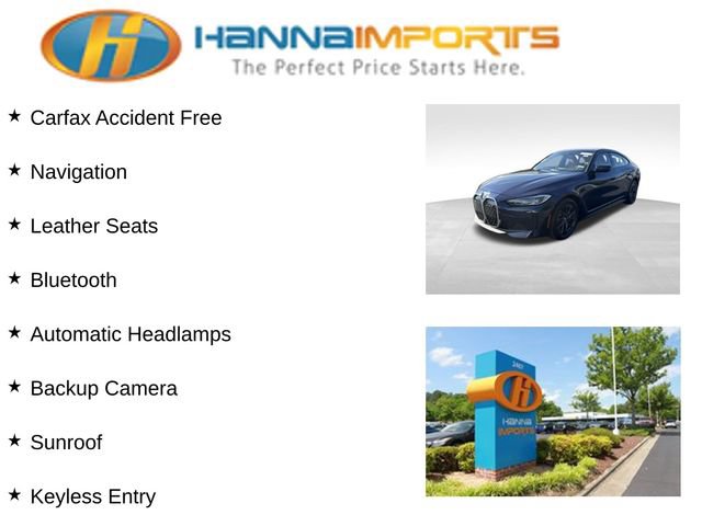 Used 2023 BMW i4 eDrive40 w/ Premium Package RWD image 8