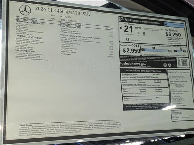 New 2026 Mercedes-Benz GLE 450 4MATIC image 19
