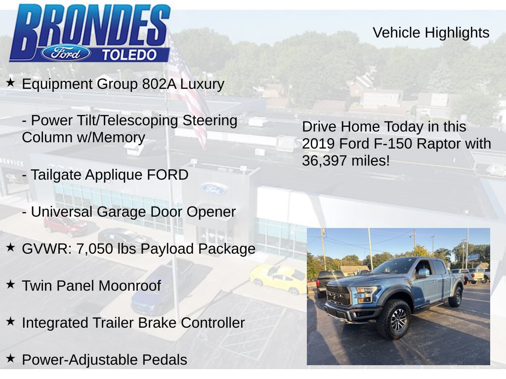 Used 2019 Ford F150 Raptor w/ Equipment Group 802A Luxury AWD/4WD image 27