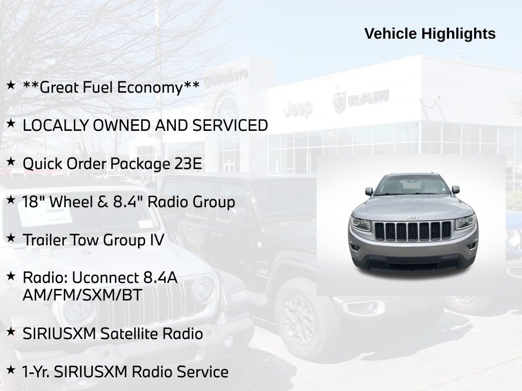 Used 2014 Jeep Grand Cherokee Laredo w/ 18" Wheel & 8.4" Radio Group image 5