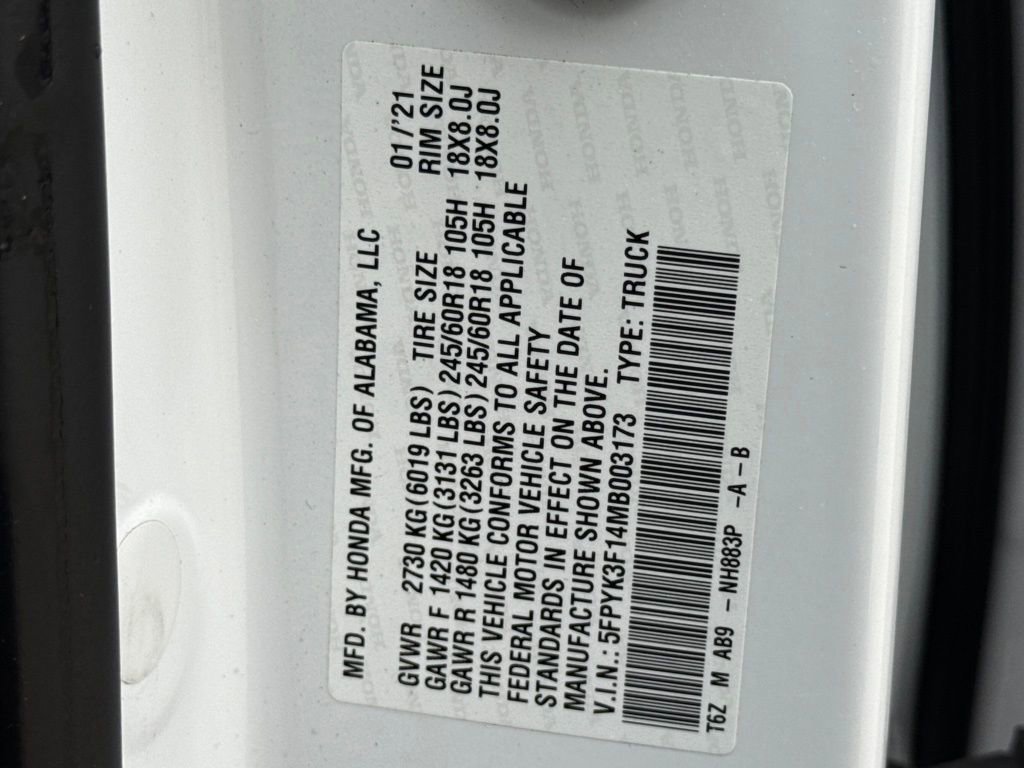 Used 2021 Honda Ridgeline Sport image 30