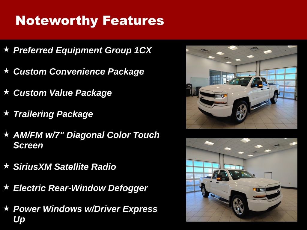 Used 2018 Chevrolet Silverado 1500 Custom w/ Custom Value Package image 6