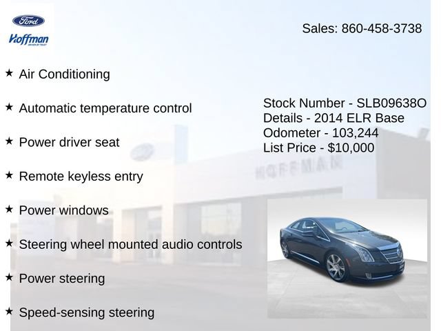 Used 2014 Cadillac ELR w/ Luxury Package FWD image 15