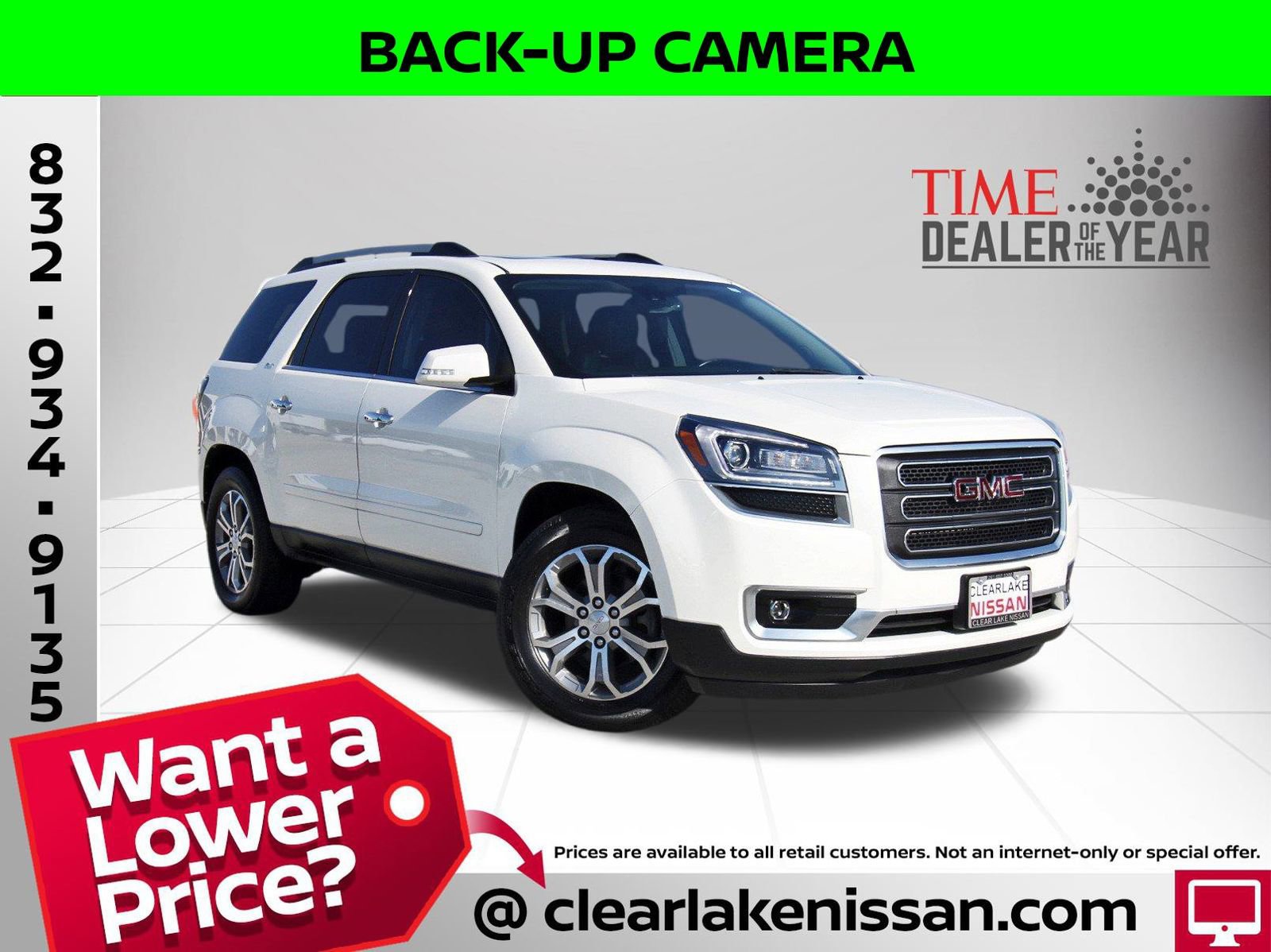 Used 2015 GMC Acadia SLT w/ Open Road Package
