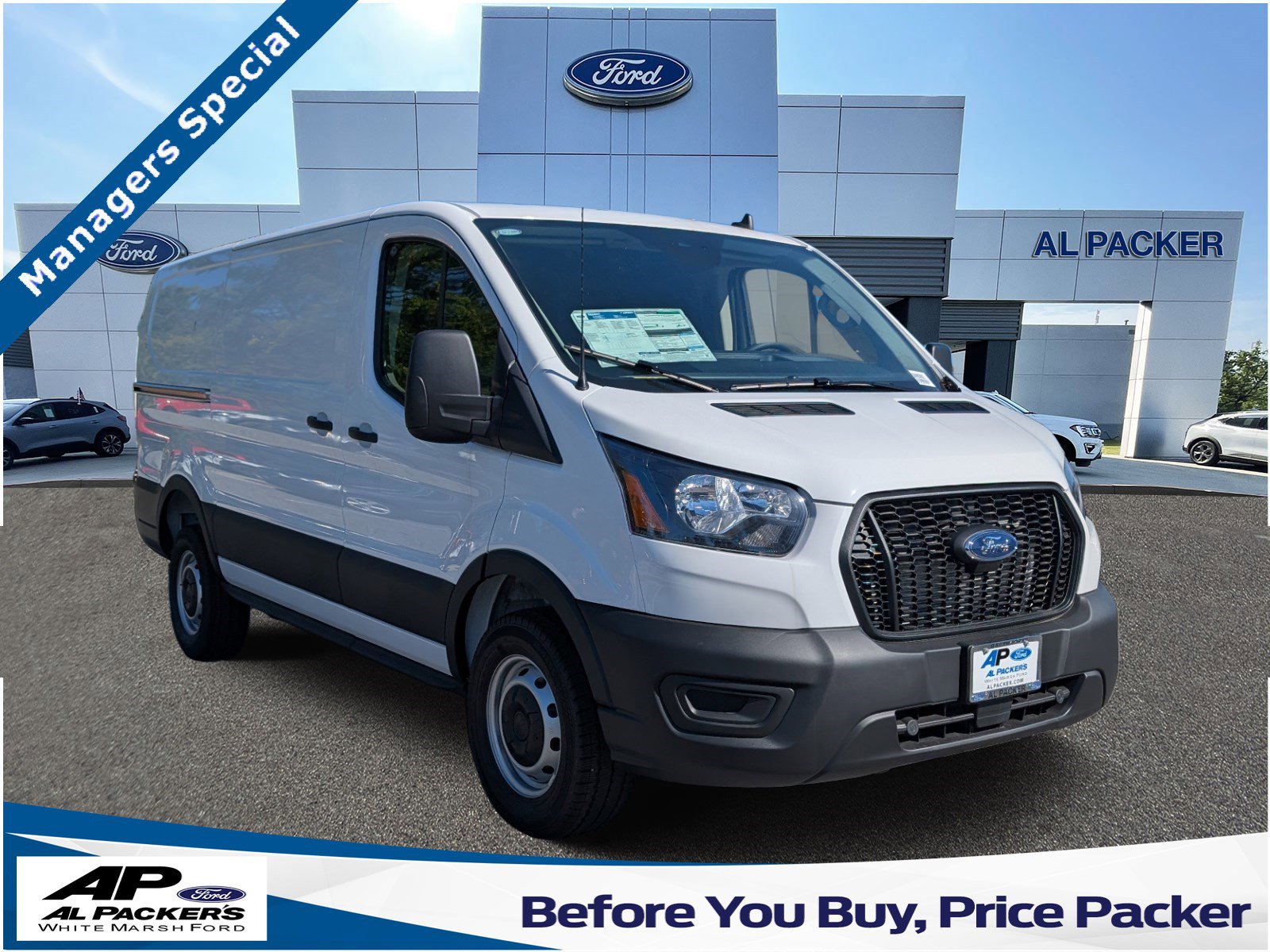 New 2025 Ford Transit 250 Low Roof w/ Load Area Protection Package