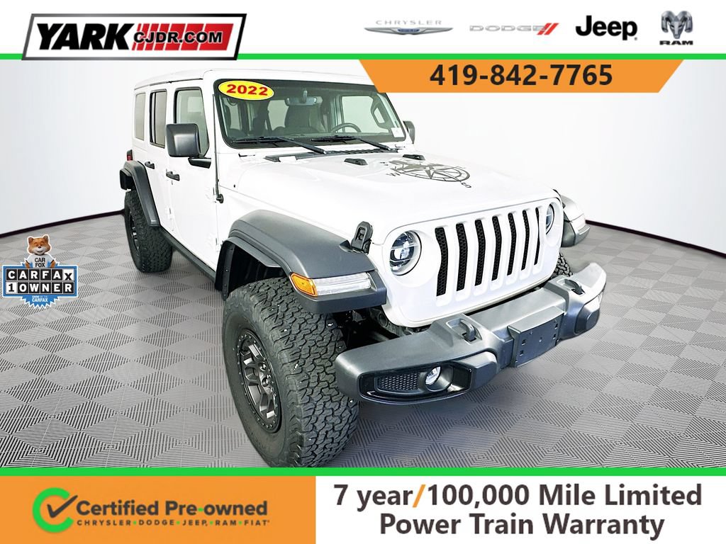 Certified 2022 Jeep Wrangler Unlimited Sport