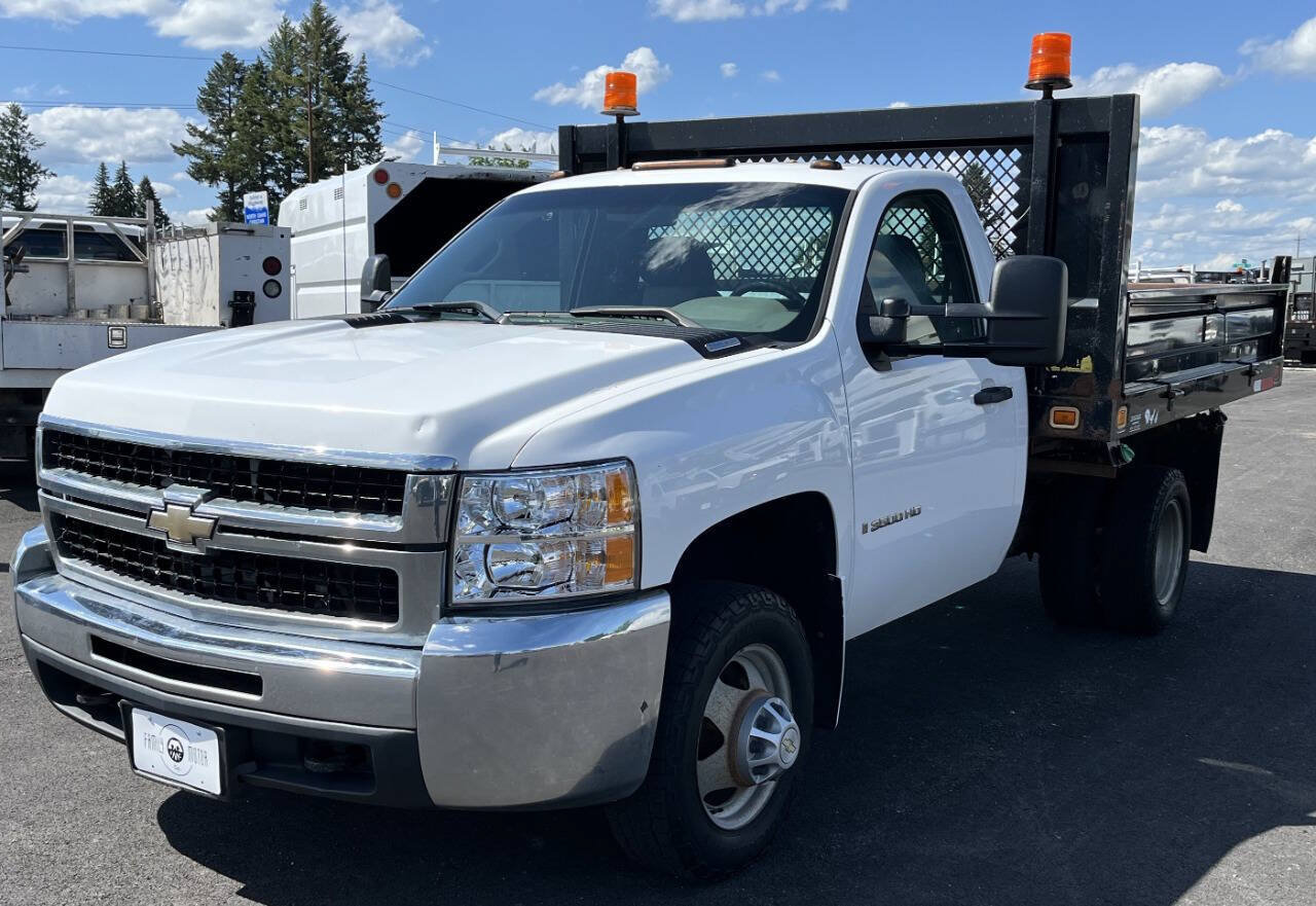 Used 2008 Chevrolet Silverado 3500 W/T w/ Snow Plow Prep Package AWD/4WD image 1