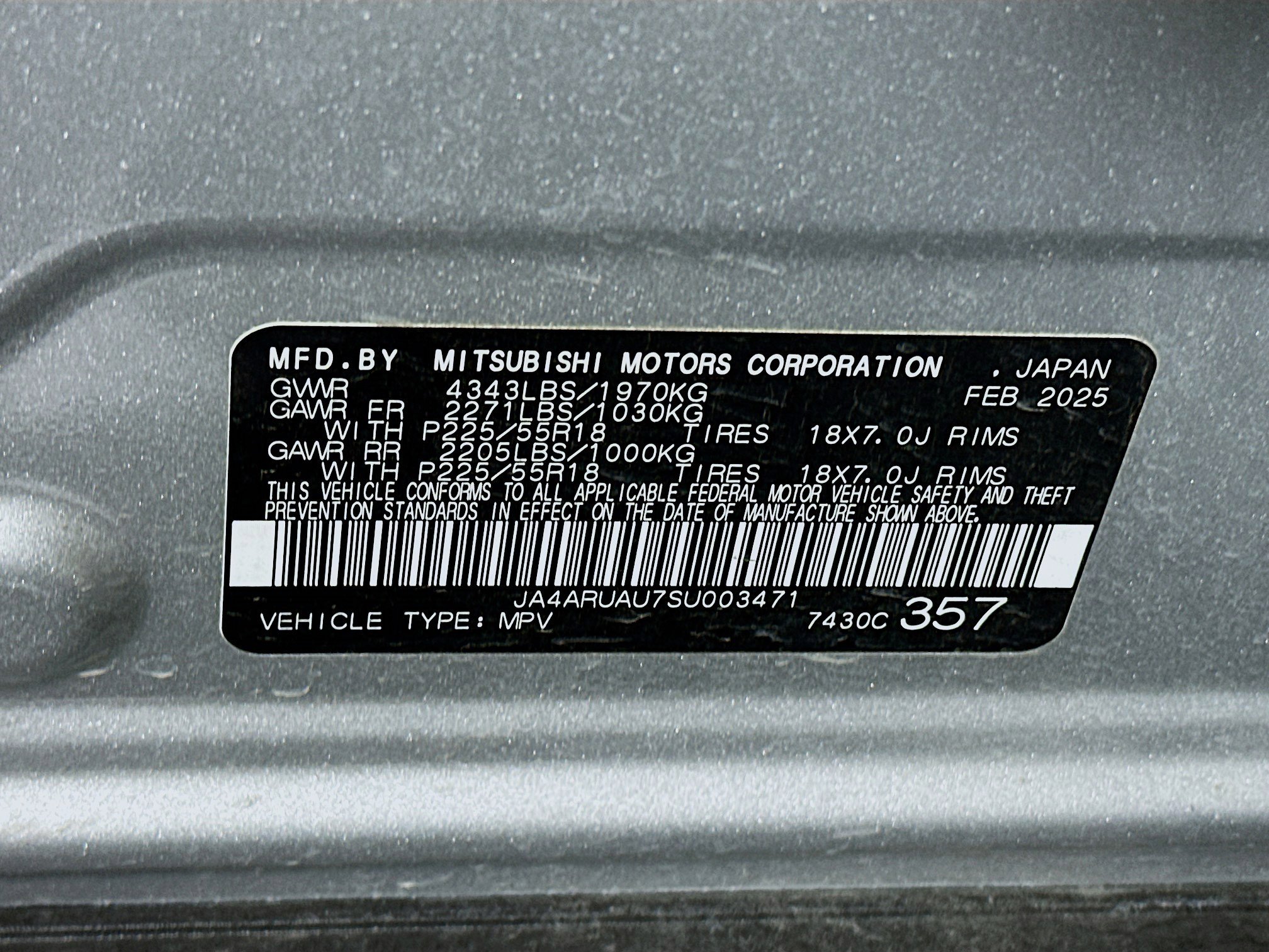 Used 2025 Mitsubishi Outlander Sport SE image 12