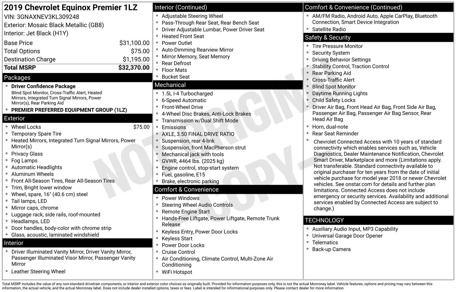 Used 2019 Chevrolet Equinox Premier FWD image 6
