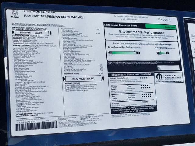 New 2026 RAM 2500 Tradesman image 16