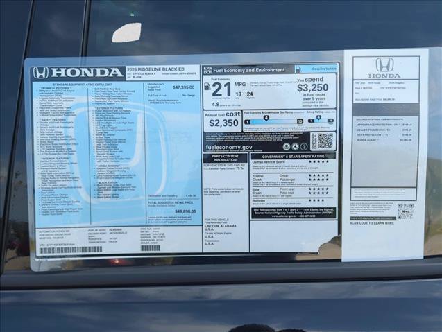 New 2026 Honda Ridgeline Black Edition image 23