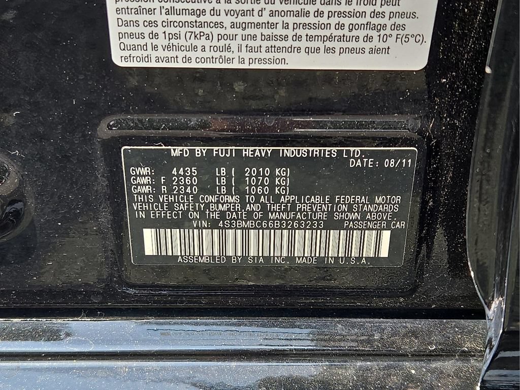 Used 2011 Subaru Legacy 2.5i Premium AWD/4WD image 20