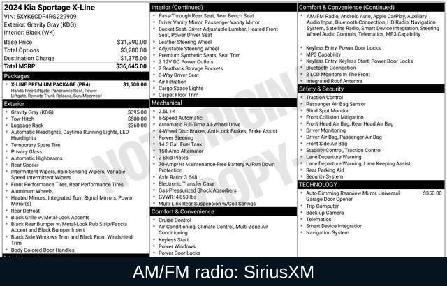 Used 2024 Kia Sportage X-Line w/ X-Line Premium Package image 6