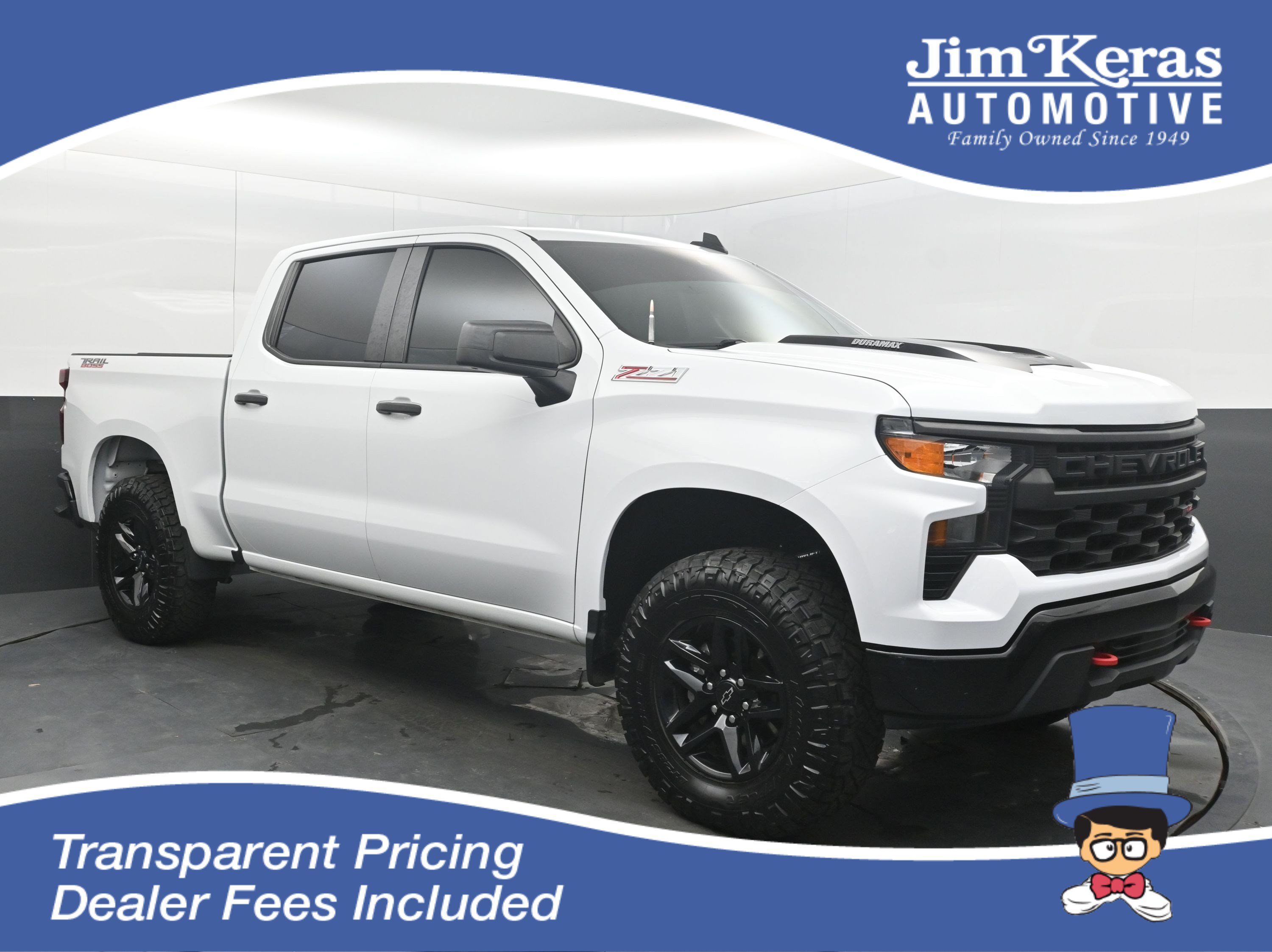 Used 2022 Chevrolet Silverado 1500 Custom Trail Boss w/ LPO, Dark Essentials Package AWD/4WD image 1