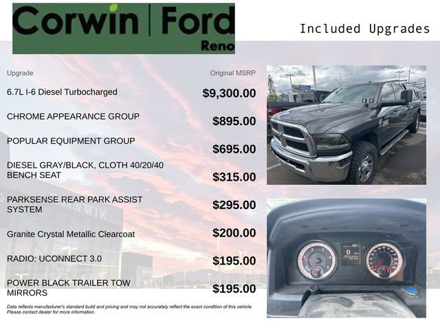 Used 2018 RAM 2500 Tradesman w/ Chrome Appearance Group image 3