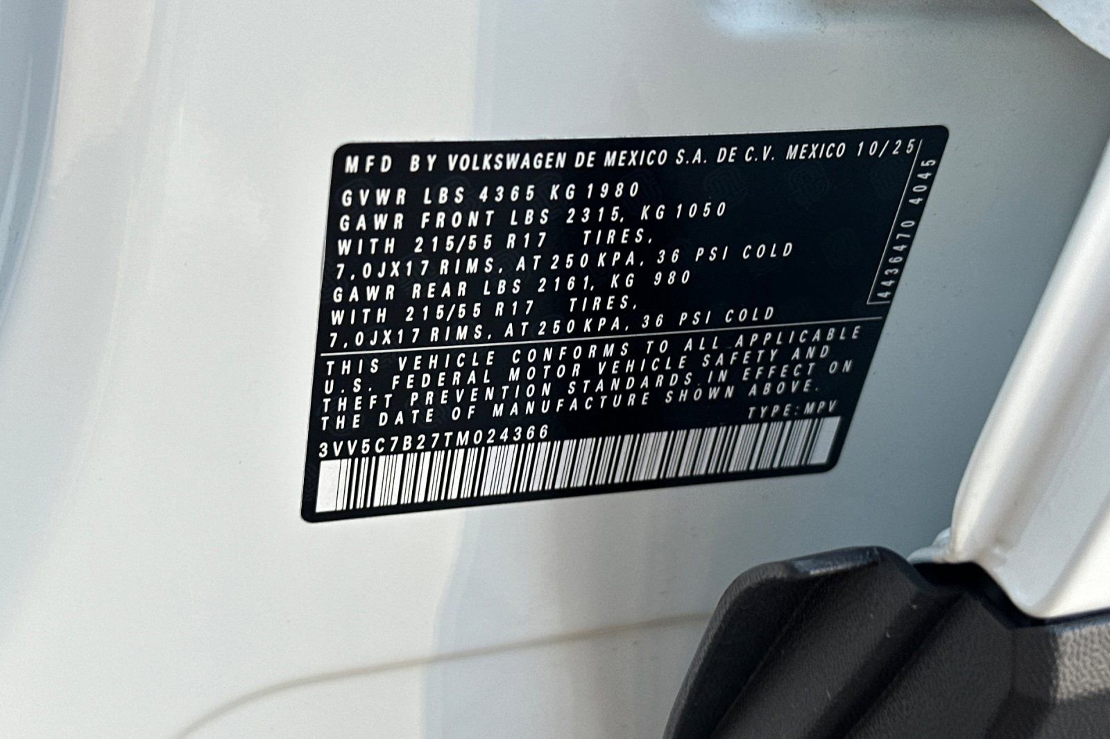 New 2026 Volkswagen Taos S FWD image 23