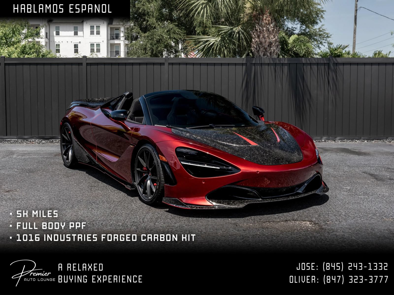 Used 2020 McLaren 720S Spider RWD image 1