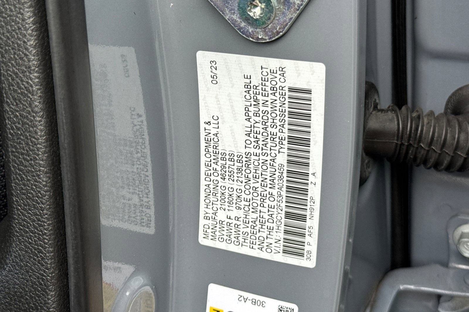 Certified 2023 Honda Accord Sport image 34