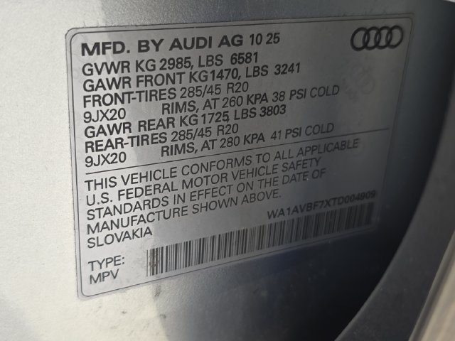 Certified 2026 Audi Q7 3.0T Premium w/ Convenience Plus Package AWD/4WD image 37