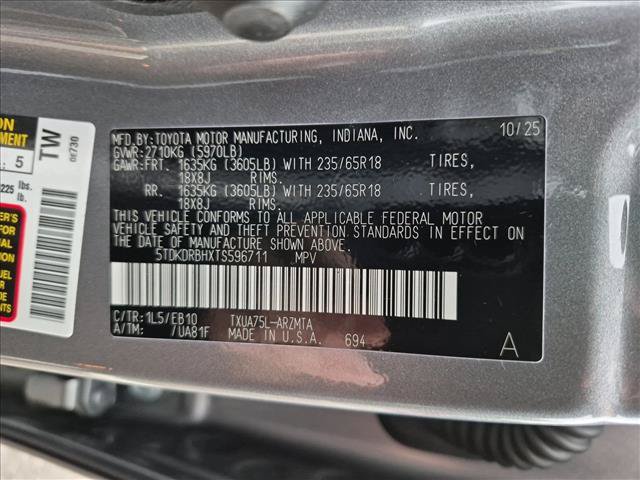 Certified 2026 Toyota Highlander XLE AWD/4WD image 27