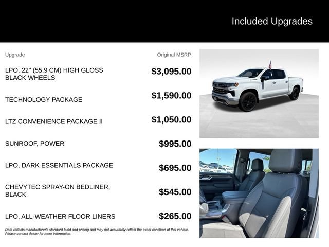 New 2026 Chevrolet Silverado 1500 LTZ w/ Technology Package AWD/4WD image 5