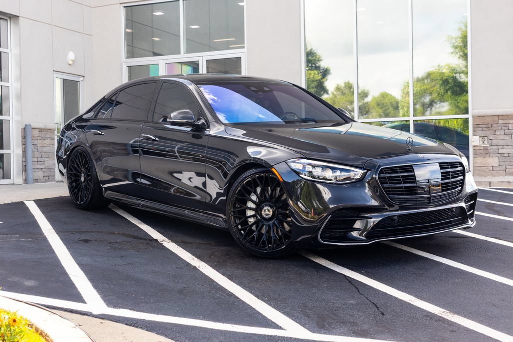Used 2021 Mercedes-Benz S 580 4MATIC Sedan w/ AMG Line image 8