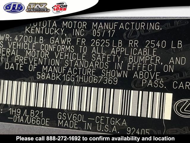 Used 2017 Lexus ES 350 350 image 19